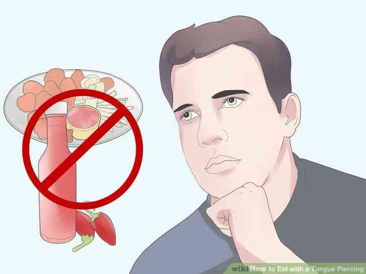 Image intitulée Manger avec un Piercing à la Langue de l